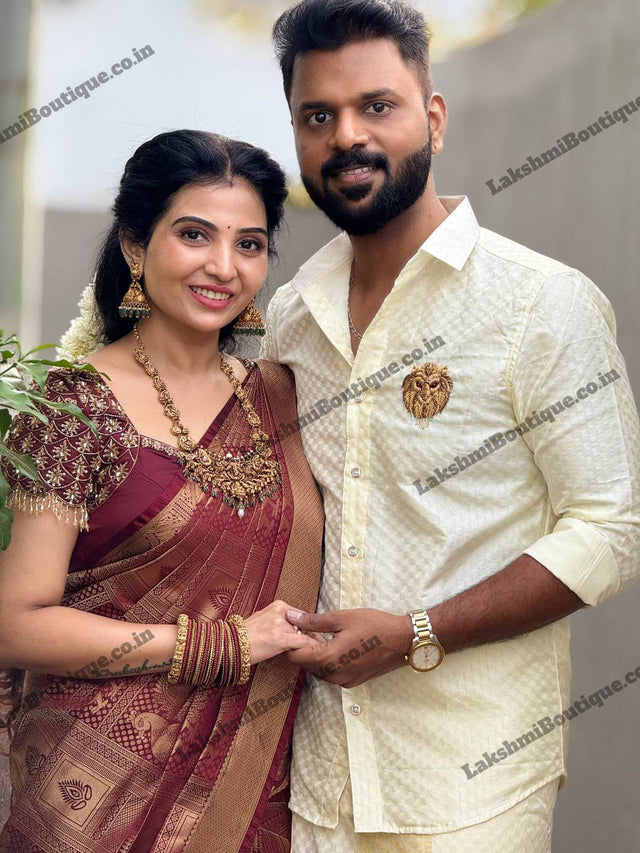 Premium Kanchi Gold Zari