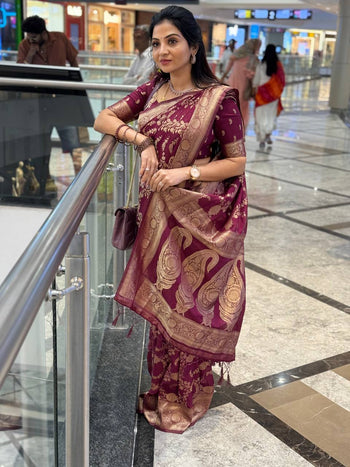 Pure Georgette Banarasi