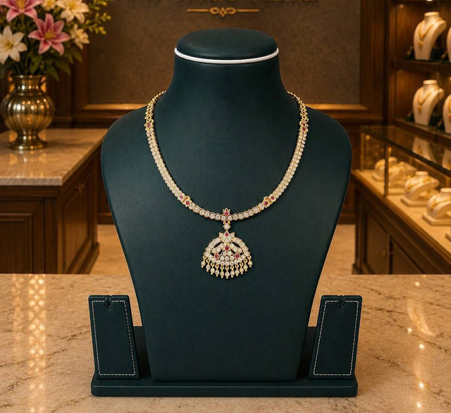 Vintage Stone Attigai Necklace