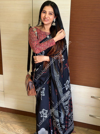 Cotton With Bagru Dabu Print