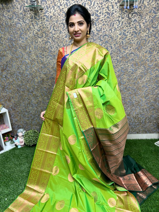 Long Border Kanchi Silk