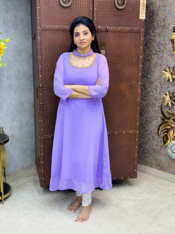 Jewel Neck Kurtis