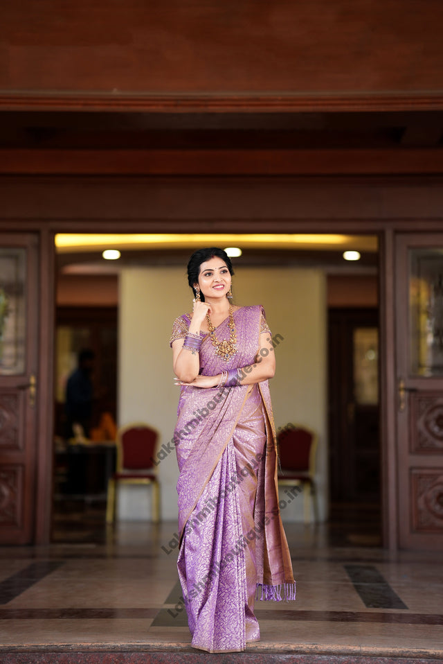 Border Less Kanchi Silk