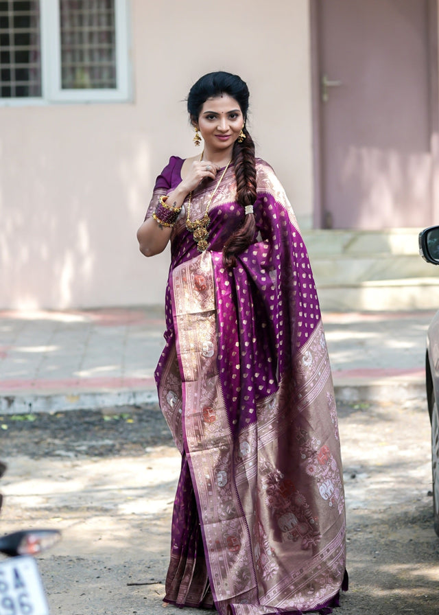 Mulberry Saree