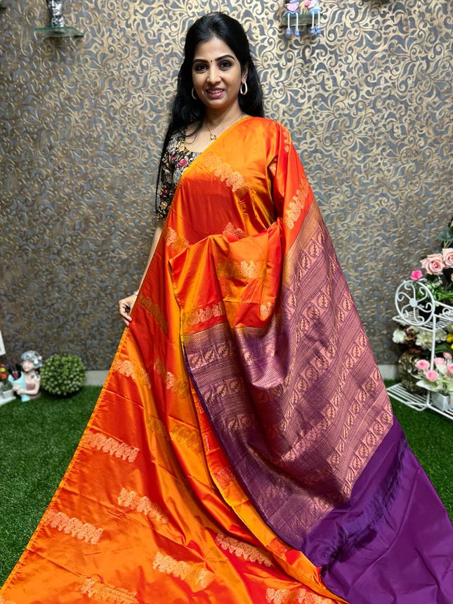 Border Less Kanchi Silk