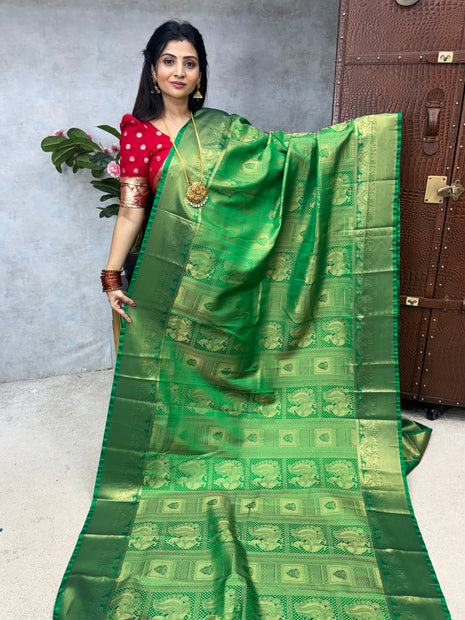 Premium Kanchi Gold Zari