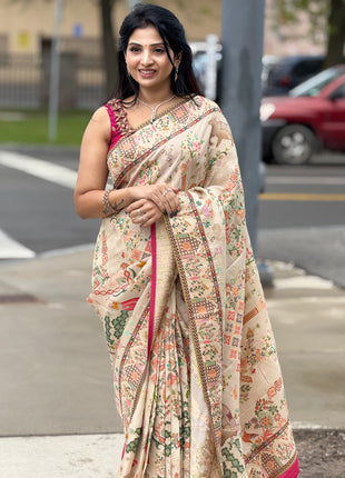 Handloom Munga Crepe  Pashmina