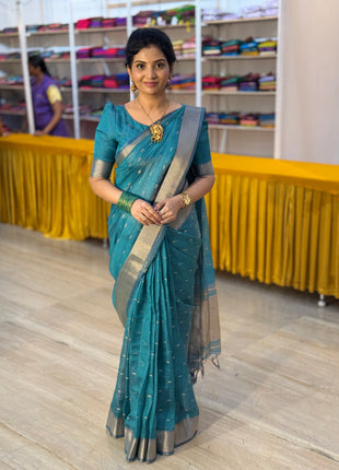 Handloom Linen Saree