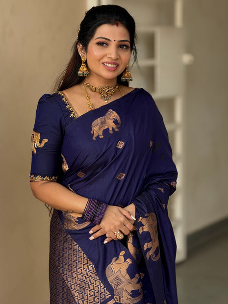 Mulberry Saree