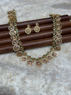 Temple with Diamond look Stone