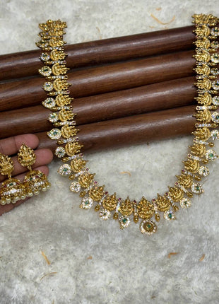 Temple with Diamond look Stone