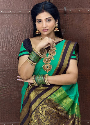 Premium Kanchi Gold Zari