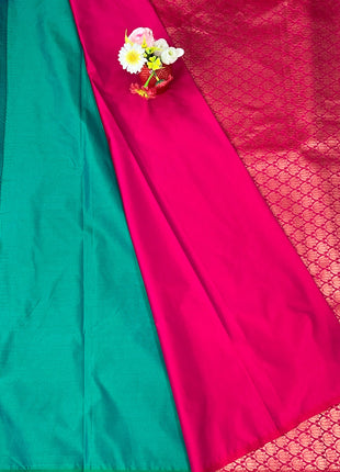 Border Less Kanchi Silk