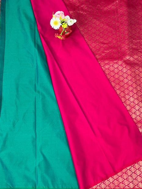 Border Less Kanchi Silk