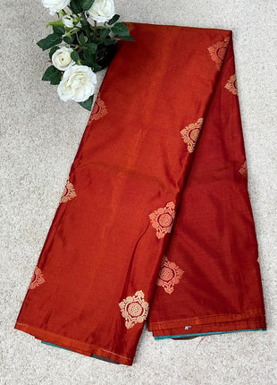 Border Less Kanchi Silk