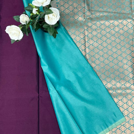 Border Less Kanchi Silk