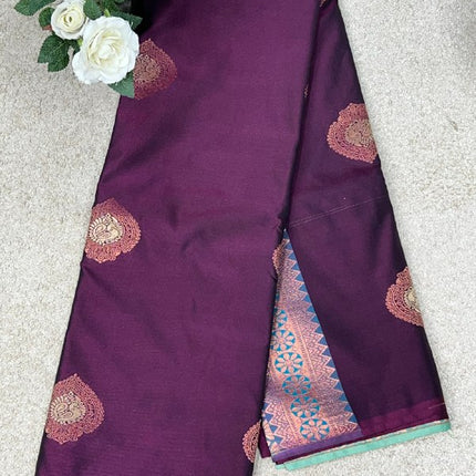 Border Less Kanchi Silk