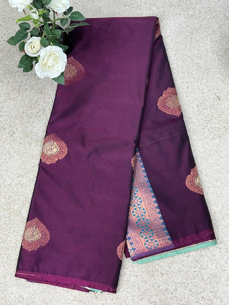 Border Less Kanchi Silk