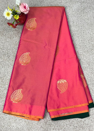 Border Less Kanchi Silk
