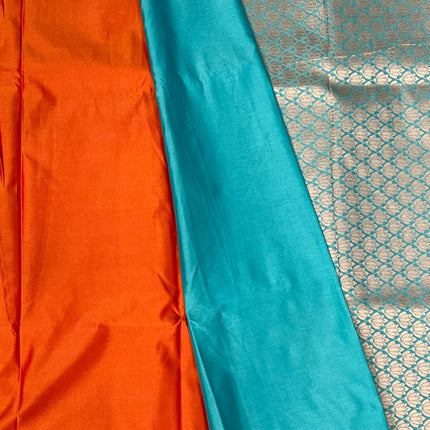 Border Less Kanchi Silk