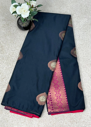 Border Less Kanchi Silk