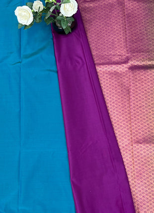 Border Less Kanchi Silk