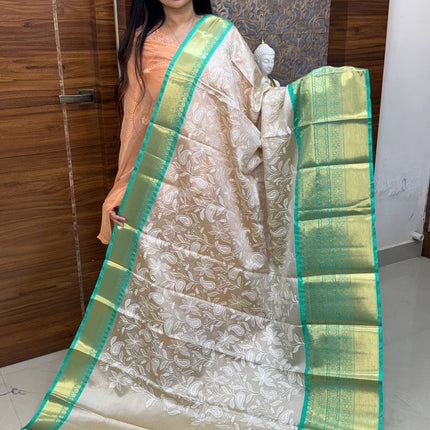 Kanchi Silk With Rich Embroidery Work
