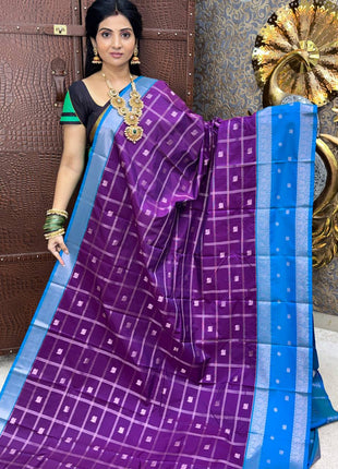 Premium Kanchi Silver Zari