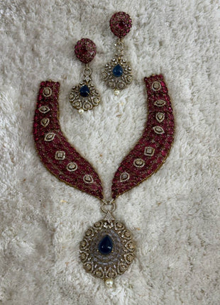 Stone With Choker Necklace Jewellery
