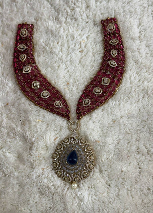 Stone With Choker Necklace Jewellery