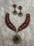 Stone With Choker Necklace Jewellery
