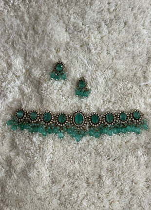 Stone With Choker Necklace Jewellery