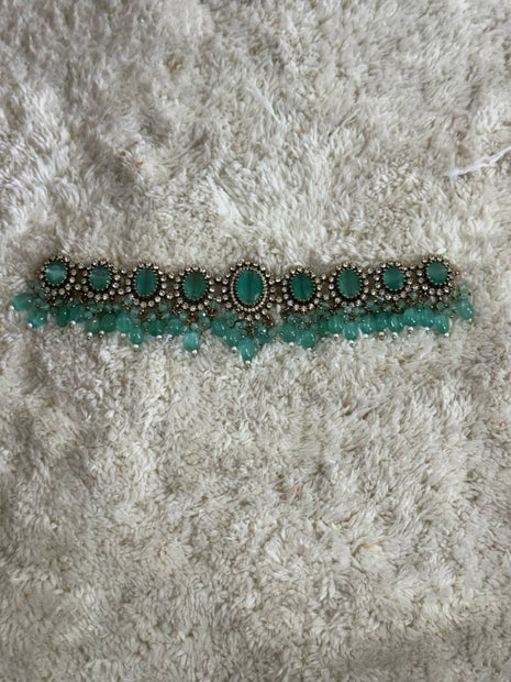 Stone With Choker Necklace Jewellery