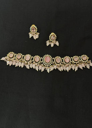 Stone With Choker Necklace Jewellery