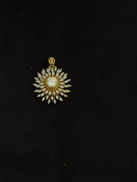 Stone Dollar With Earring