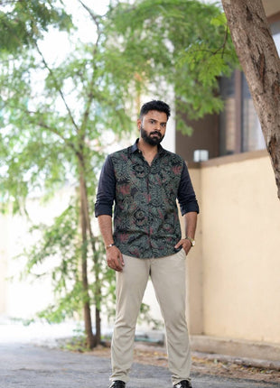 velvet Shirt Full Sleeve