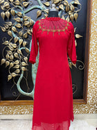 Jewel Neck Kurtis