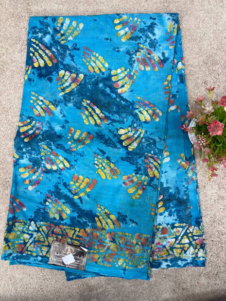 Cotton With Black Printed