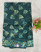 Cotton With Black Printed