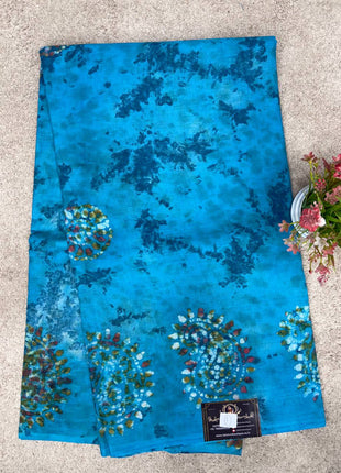 Cotton With Black Printed