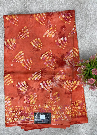 Cotton With Black Printed