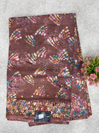 Cotton With Black Printed