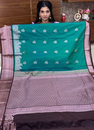 Premium Kanchi Silver Zari