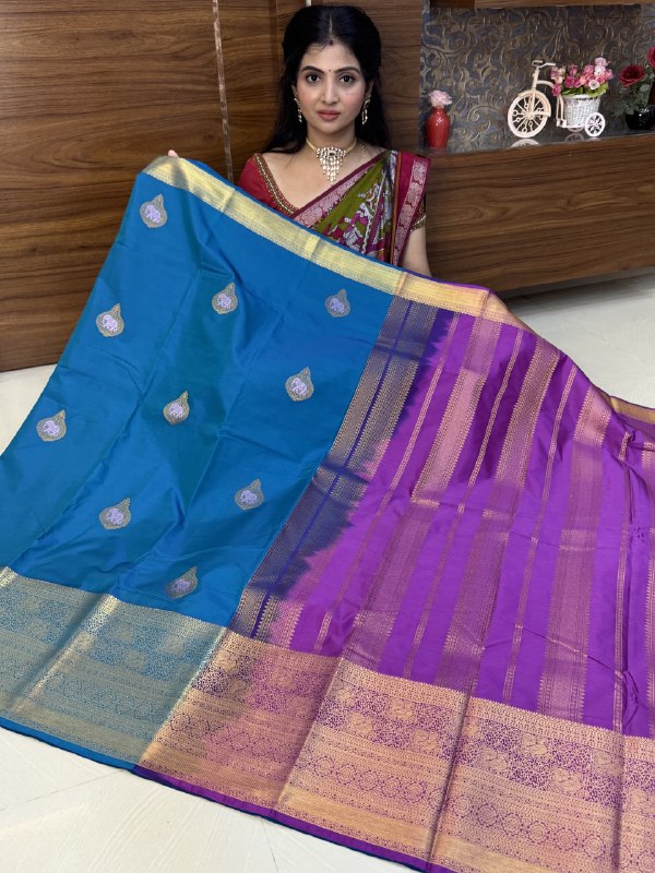 Premium Kanchi Gold Zari