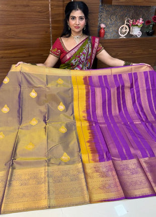 Premium Kanchi Gold Zari
