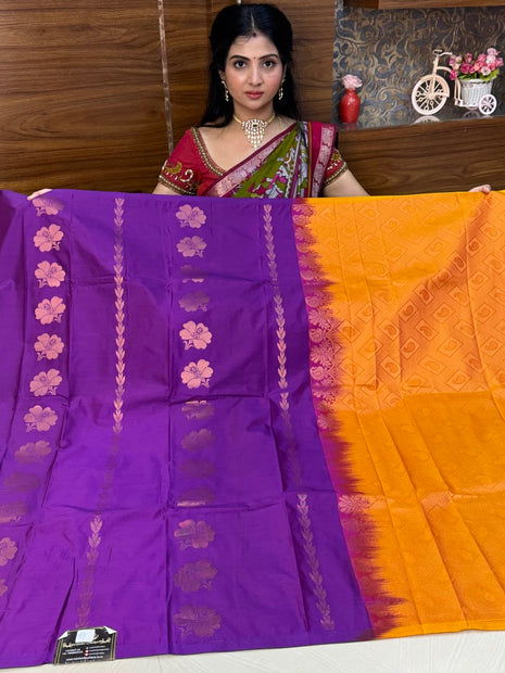 Border Less Kanchi Silk
