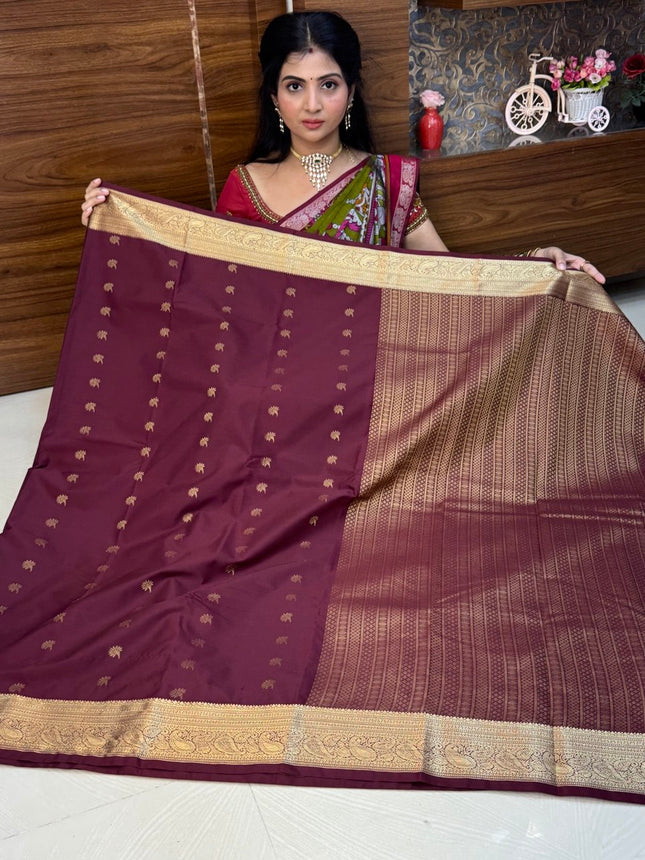 Premium Kanchi Gold Zari
