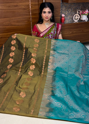 Border Less Kanchi Silk