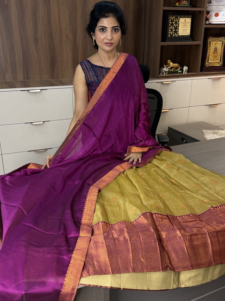 Lehenga is Free Size (Semi Stitched )