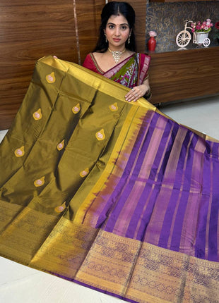 Premium Kanchi Gold Zari